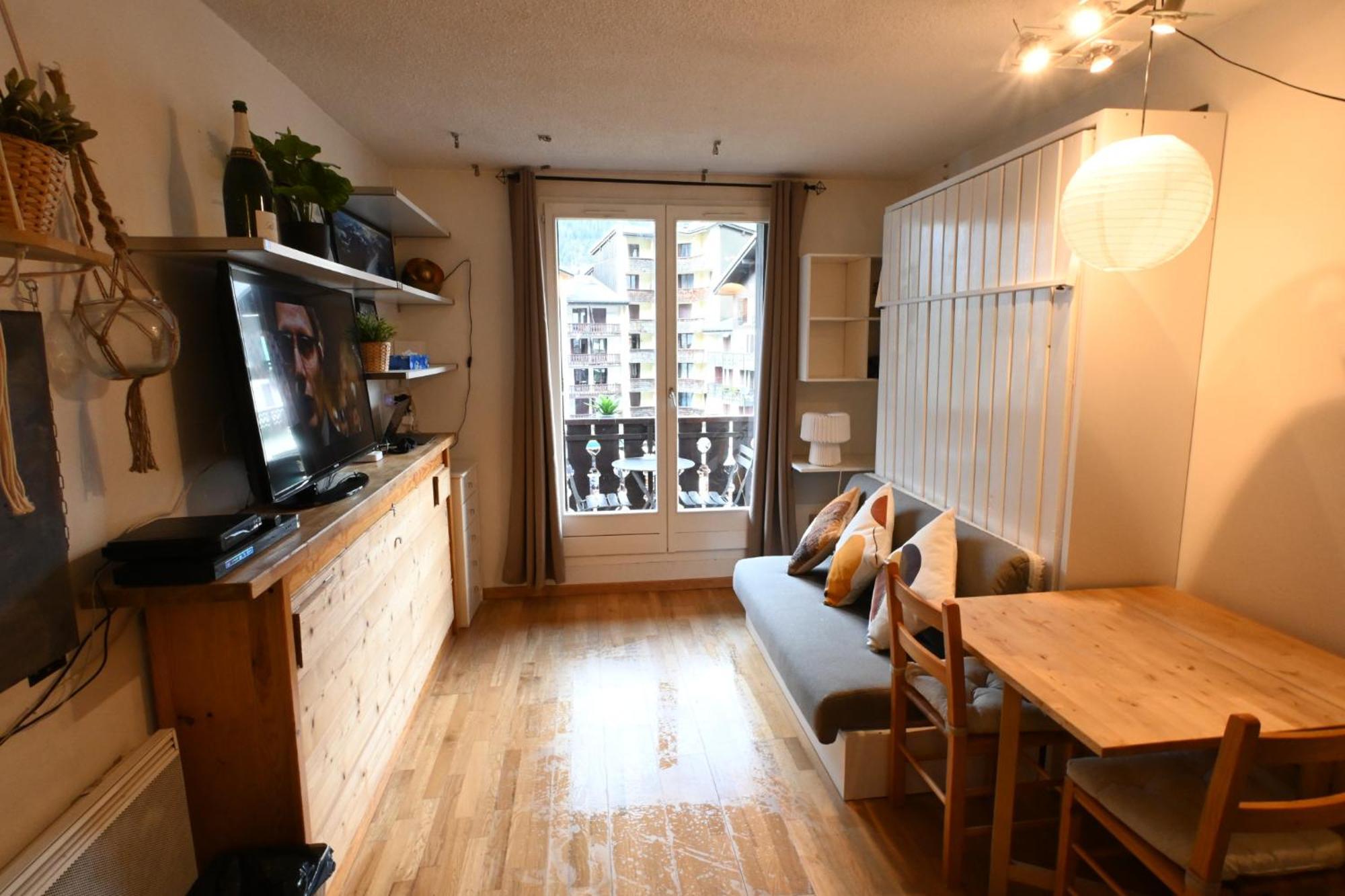 Cozy Chamonix Ski Studio With Mountain Views מראה חיצוני תמונה